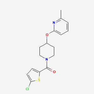 (5-Chlorothiophen-2-yl)(4-((6-methylpyridin-2-yl)oxy)piperidin-1-yl)methanone