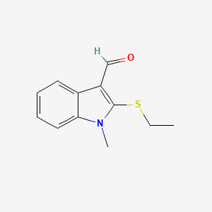 2-(ethylsulfanyl)-1-methyl-1H-indole-3-carbaldehyde