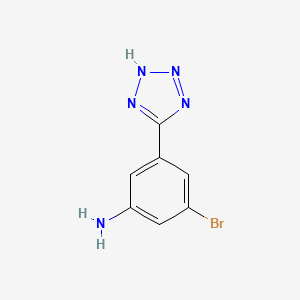 3-bromo-5-(2H-tetrazol-5-yl)aniline