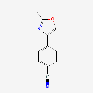 4-(2-Methyloxazol-4-yl)benzonitrile