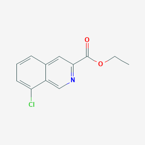 B2666630 Ethyl 8-chloroisoquinoline-3-carboxylate CAS No. 1823552-79-9