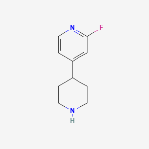 molecular formula C10H15Cl2FN2 B2666673 2-Fluoro-4-(piperidin-4-yl)pyridine CAS No. 1138217-84-1