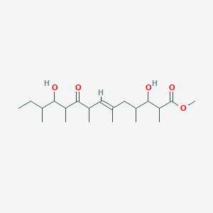 molecular formula C21H38O5 B2666692 Ebelactone A, methyl ester CAS No. 84315-95-7