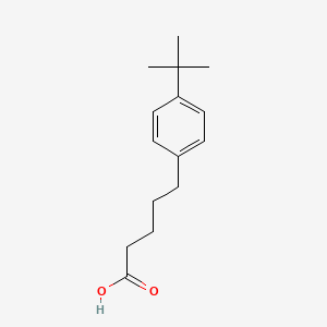 molecular formula C15H22O2 B2666693 5-(4-Tert-butylphenyl)pentanoic acid CAS No. 101100-63-4