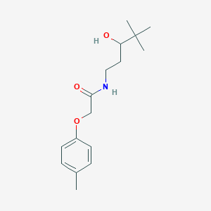 molecular formula C16H25NO3 B2666704 N-(3-hydroxy-4,4-dimethylpentyl)-2-(4-methylphenoxy)acetamide CAS No. 1396706-69-6