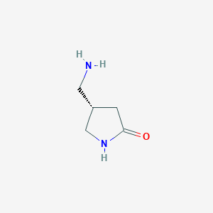 B2666790 (S)-4-(Aminomethyl)pyrrolidin-2-one CAS No. 1292289-46-3