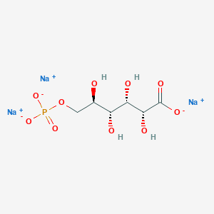 molecular formula C6H10Na3O10P B026668 6-磷酸葡萄糖酸三钠盐 CAS No. 53411-70-4