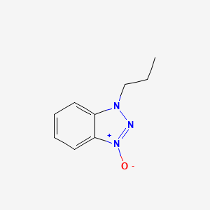 molecular formula C9H11N3O B2666945 1-Propyl-1H-1,2,3-benzotriazol-3-ium-3-olate CAS No. 360787-15-1
