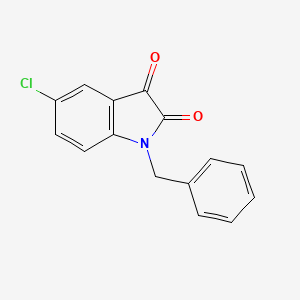 molecular formula C15H10ClNO2 B2667013 1-benzyl-5-chloro-2,3-dihydro-1H-indole-2,3-dione CAS No. 26960-68-9