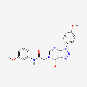 N-(3-methoxyphenyl)-2-(3-(4-methoxyphenyl)-7-oxo-3H-[1,2,3]triazolo[4,5-d]pyrimidin-6(7H)-yl)acetamide