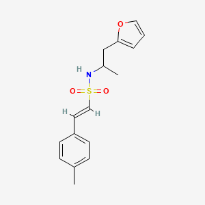 (E)-N-(1-(furan-2-yl)propan-2-yl)-2-(p-tolyl)ethenesulfonamide