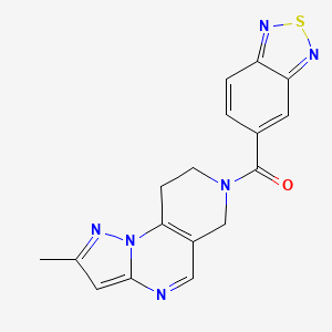 benzo[c][1,2,5]thiadiazol-5-yl(2-methyl-8,9-dihydropyrazolo[1,5-a]pyrido[3,4-e]pyrimidin-7(6H)-yl)methanone
