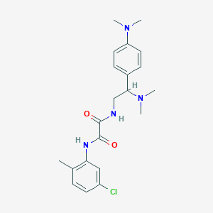 N1-(5-chloro-2-methylphenyl)-N2-(2-(dimethylamino)-2-(4-(dimethylamino)phenyl)ethyl)oxalamide