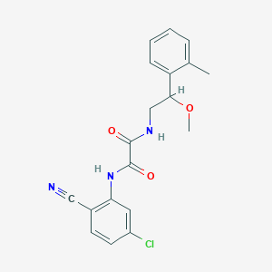N1-(5-chloro-2-cyanophenyl)-N2-(2-methoxy-2-(o-tolyl)ethyl)oxalamide