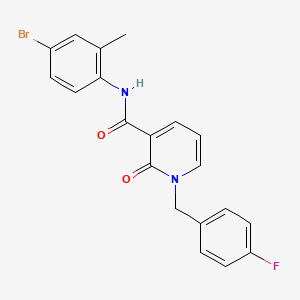 N-(4-bromo-2-methylphenyl)-1-(4-fluorobenzyl)-2-oxo-1,2-dihydropyridine-3-carboxamide