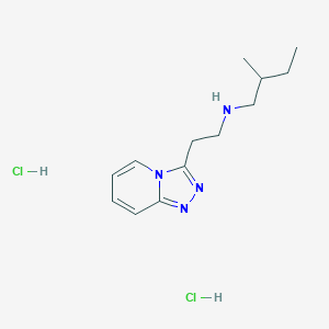 molecular formula C13H22Cl2N4 B2667113 (2-Methylbutyl)(2-{[1,2,4]triazolo[4,3-a]pyridin-3-yl}ethyl)amine dihydrochloride CAS No. 1258640-34-4