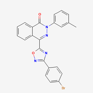 4-[3-(4-bromophenyl)-1,2,4-oxadiazol-5-yl]-2-(3-methylphenyl)phthalazin-1(2H)-one