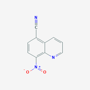 B2667127 8-Nitroquinoline-5-carbonitrile CAS No. 1394085-55-2