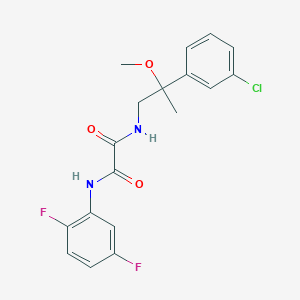 N1-(2-(3-chlorophenyl)-2-methoxypropyl)-N2-(2,5-difluorophenyl)oxalamide