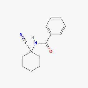 molecular formula C14H16N2O B2667175 N-(1-Cyanocyclohexyl)benzamide CAS No. 92255-24-8