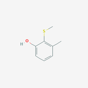 molecular formula C8H10OS B2667216 3-Methyl-2-(methylthio)phenol CAS No. 1033693-19-4