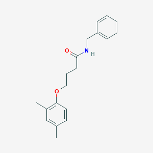 molecular formula C19H23NO2 B2667218 N-benzyl-4-(2,4-dimethylphenoxy)butanamide CAS No. 496036-15-8