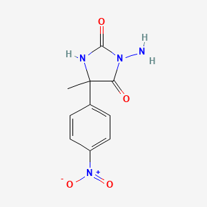 3-Amino-5-methyl-5-(4-nitrophenyl)imidazolidine-2,4-dione