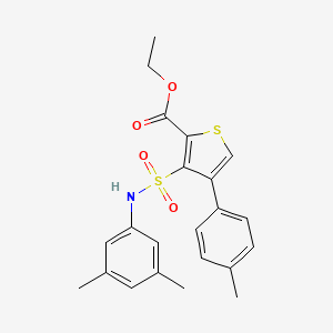 Ethyl 3-[(3,5-dimethylphenyl)sulfamoyl]-4-(4-methylphenyl)thiophene-2-carboxylate