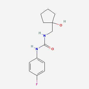 1-(4-Fluorophenyl)-3-((1-hydroxycyclopentyl)methyl)urea