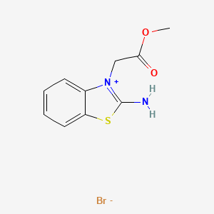 2-Amino-3-(2-methoxy-2-oxoethyl)benzo[d]thiazol-3-ium bromide