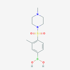 [3-MEthyl-4-(4-methylpiperazine-1-sulfonyl)phenyl]boronic acid