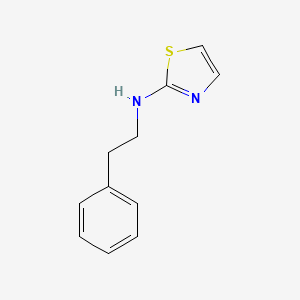 molecular formula C11H12N2S B2667338 N-(2-phenylethyl)-1,3-thiazol-2-amine CAS No. 91088-91-4