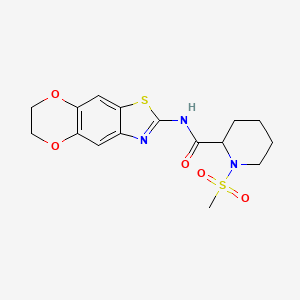 molecular formula C16H19N3O5S2 B2667347 (S)-VU0637120 CAS No. 1214099-39-4
