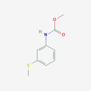 molecular formula C9H11NO2S B2667370 methyl N-[3-(methylsulfanyl)phenyl]carbamate CAS No. 63379-15-7