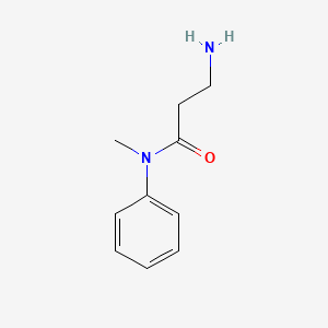 molecular formula C10H14N2O B2667395 3-amino-N-methyl-N-phenylpropanamide CAS No. 99169-48-9