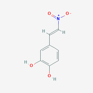 molecular formula C8H7NO4 B026674 4-(2-nitrovinyl)benzene-1,2-diol CAS No. 108074-44-8