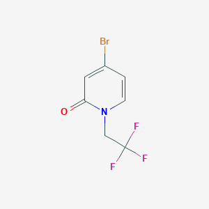 4-Bromo-1-(2,2,2-trifluoroethyl)pyridin-2-one