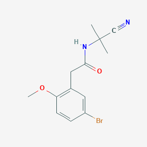 2-(5-Bromo-2-methoxyphenyl)-N-(2-cyanopropan-2-yl)acetamide