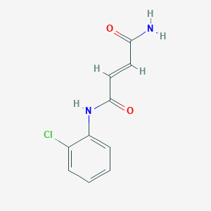 (E)-N'-(2-chlorophenyl)but-2-enediamide