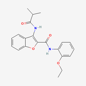 N-(2-ethoxyphenyl)-3-isobutyramidobenzofuran-2-carboxamide
