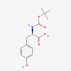 molecular formula C14H19NO5 B2667570 Boc-D-Tyr-OH CAS No. 3978-80-1; 70642-86-3