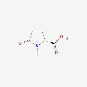 molecular formula C6H9NO3 B2667623 (R)-1-methyl-5-oxopyrrolidine-2-carboxylic acid CAS No. 952345-00-5