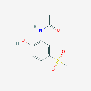 molecular formula C10H13NO4S B2667919 N-[5-(Ethylsulfonyl)-2-hydroxyphenyl]acetamide CAS No. 923154-09-0