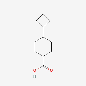 molecular formula C11H18O2 B2667976 4-Cyclobutylcyclohexane-1-carboxylic acid CAS No. 1955474-80-2