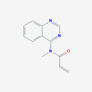 molecular formula C12H11N3O B2668009 N-methyl-N-(quinazolin-4-yl)prop-2-enamide CAS No. 2249436-20-0