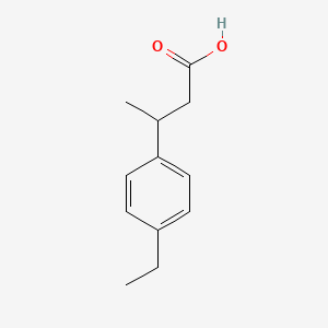 molecular formula C12H16O2 B2668124 3-(4-Ethylphenyl)butanoic acid CAS No. 53086-49-0