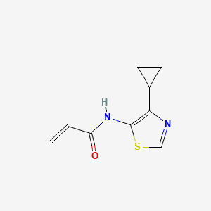 N-(4-Cyclopropyl-1,3-thiazol-5-yl)prop-2-enamide