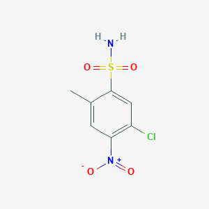 5-Chloro-2-methyl-4-nitrobenzene-1-sulfonamide
