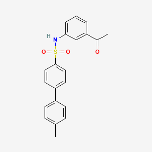 N-(3-acetylphenyl)-4'-methyl-[1,1'-biphenyl]-4-sulfonamide
