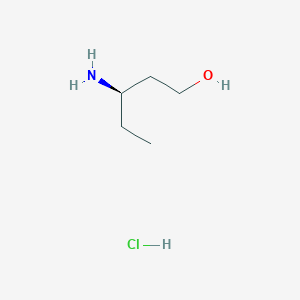 (3R)-3-Aminopentan-1-ol;hydrochloride